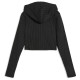 Puma Γυναικεία ζακέτα Essentials Ribbed Full-Zip Slim Hoodie